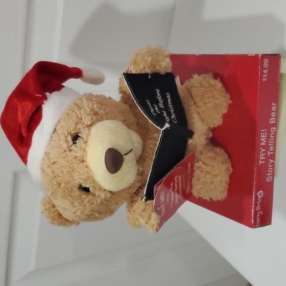 CHRISTMAS BEAR TELLS THE STORY NIGHT BEFORE CHRISTMAS - Picture 2 of 7